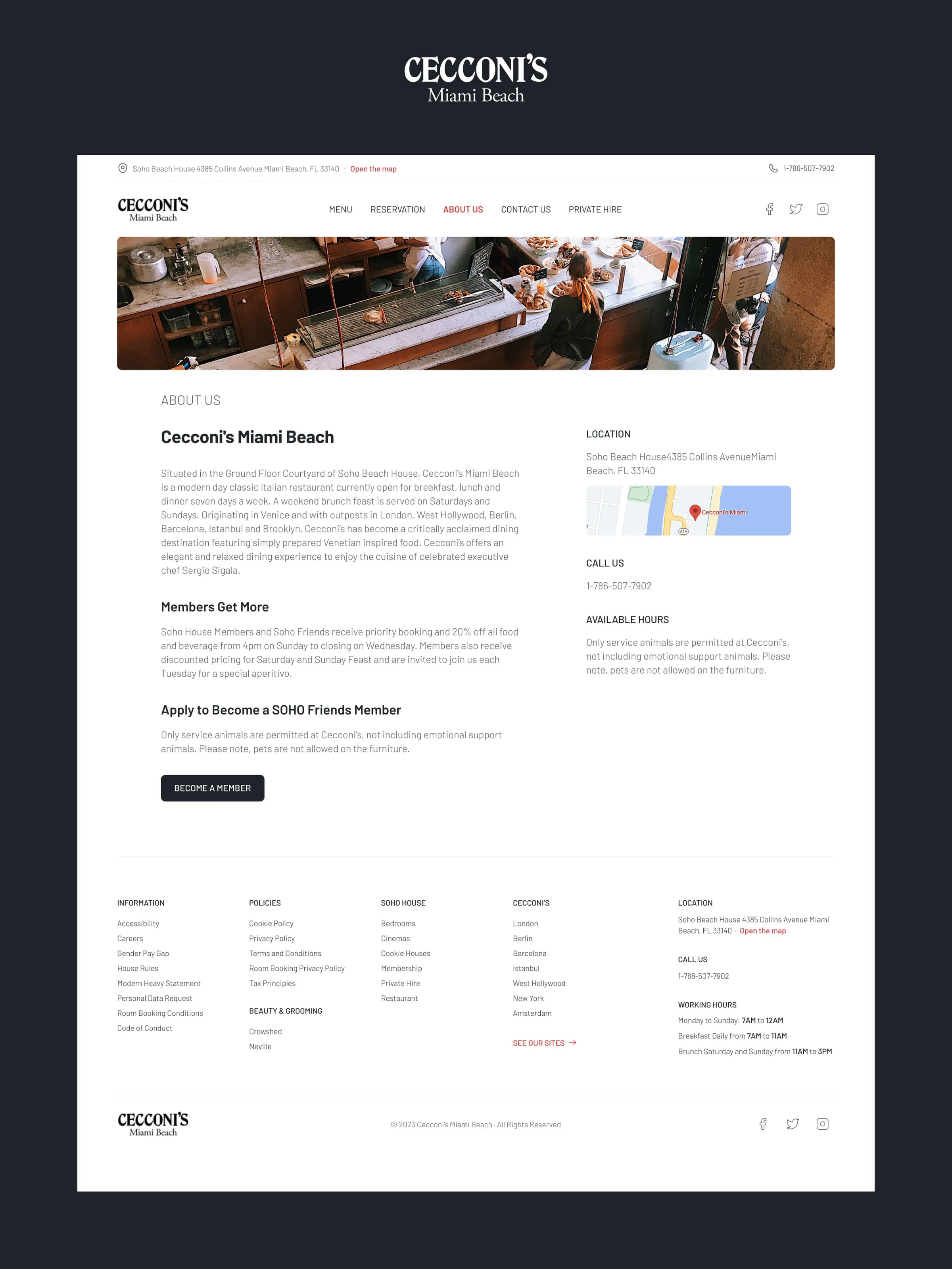 About page