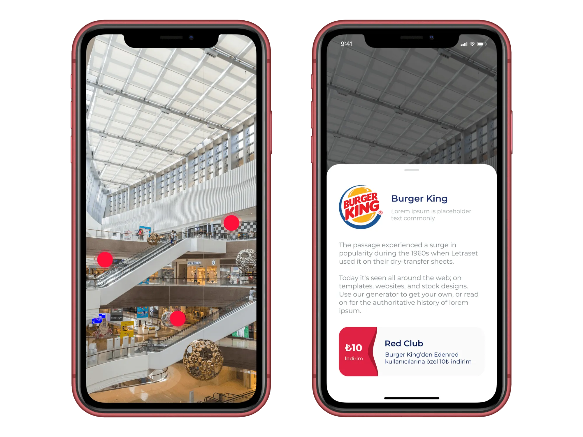 AR restaurant finder