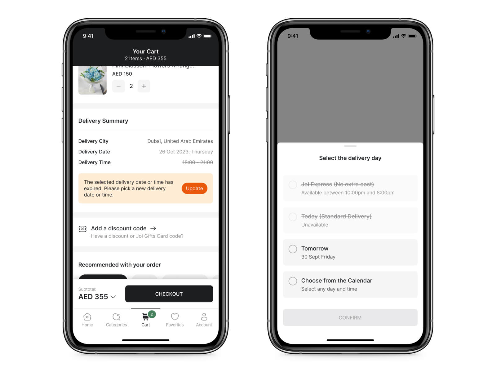 Expired delivery handling