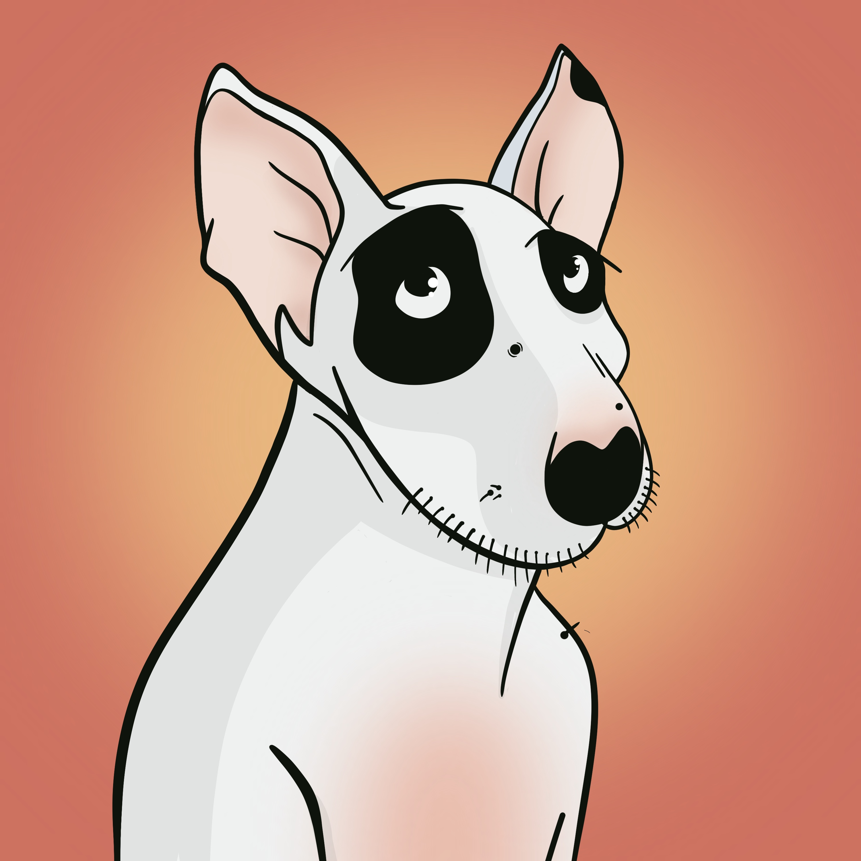 Cartoon Dogs - Naked