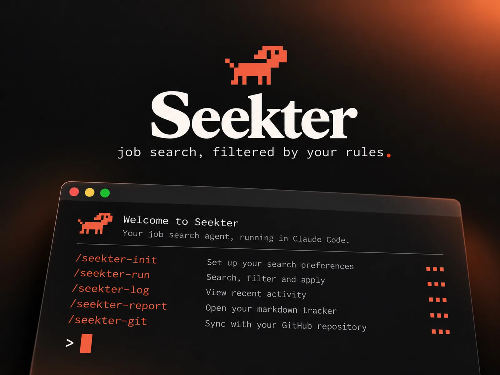 Seekter: Turn Your Job Search Into One Command a Day