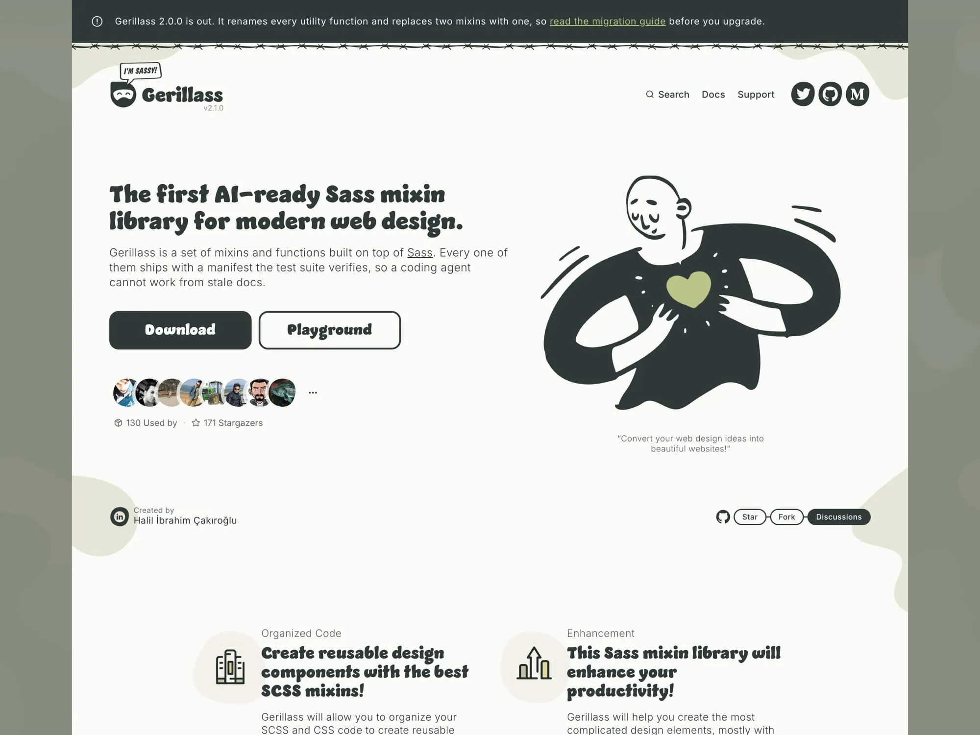 Gerillass: A Sass Library a Coding Agent Can Actually Use