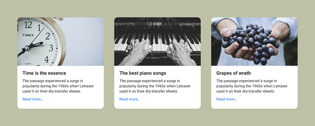 Creating a beautiful card-based design layout with Sass and Gerillass