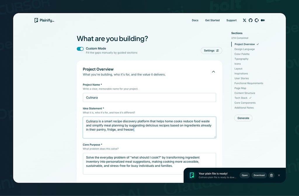 Plainify Custom Mode