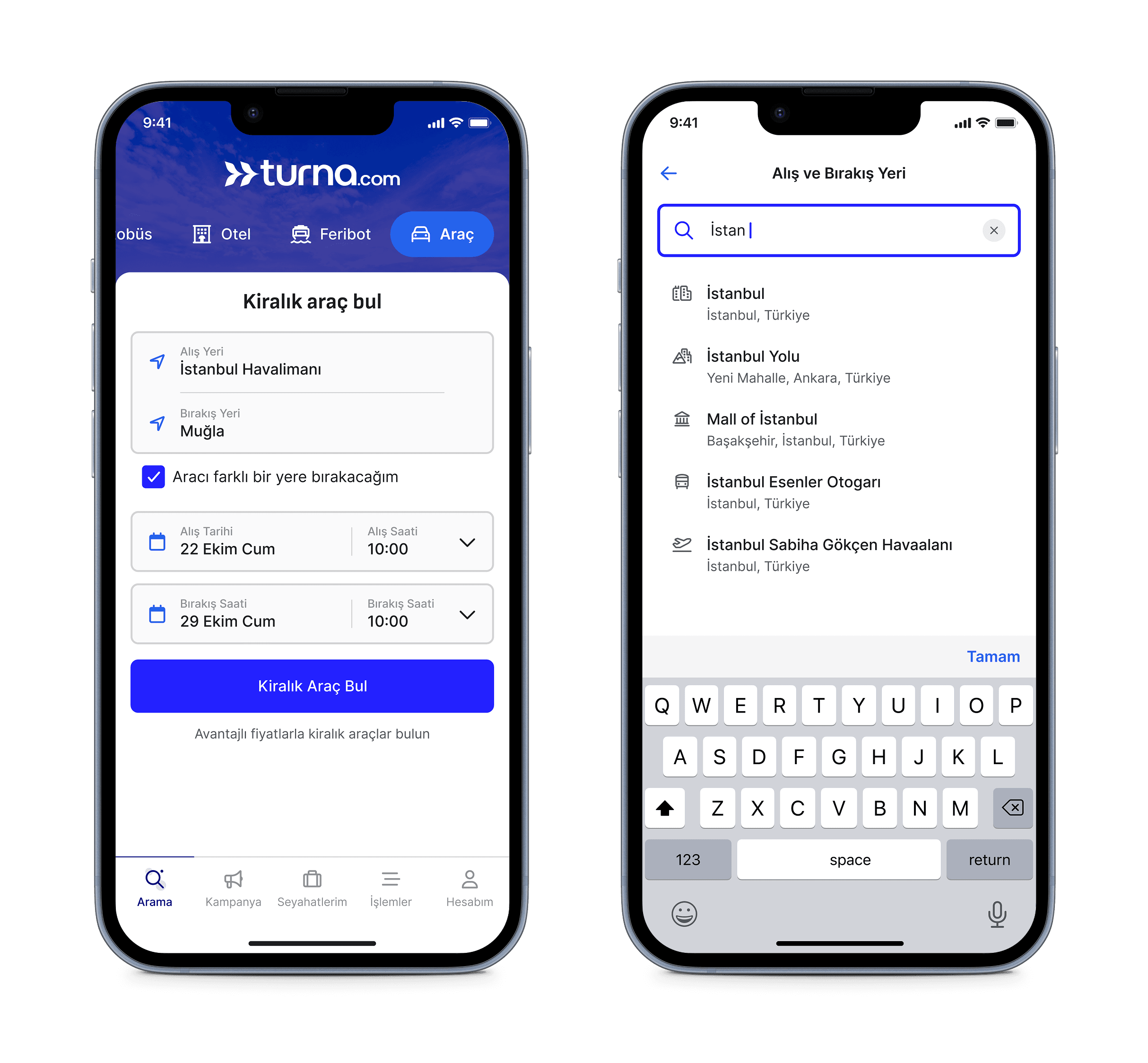 Home and location search