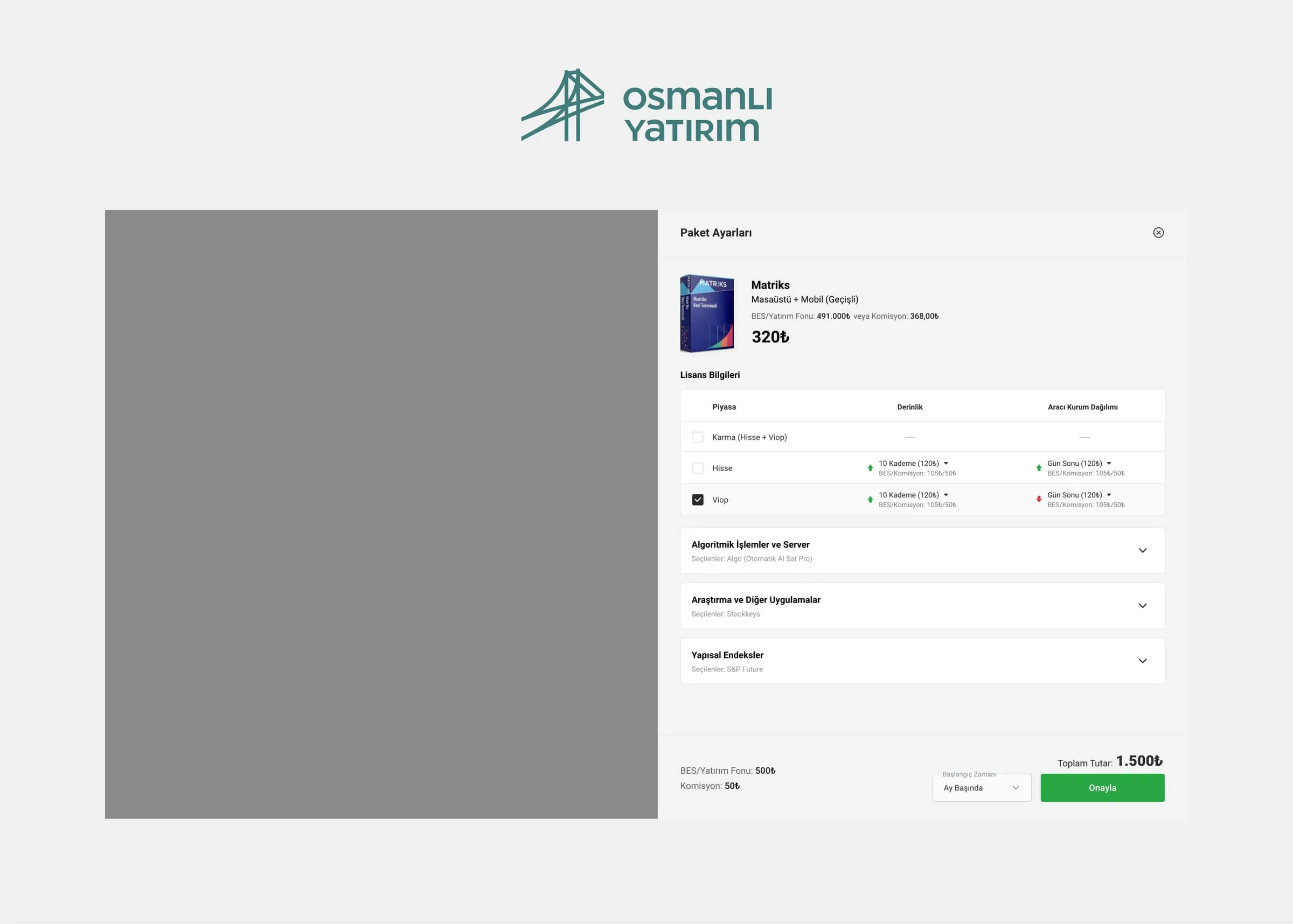 Package configuration