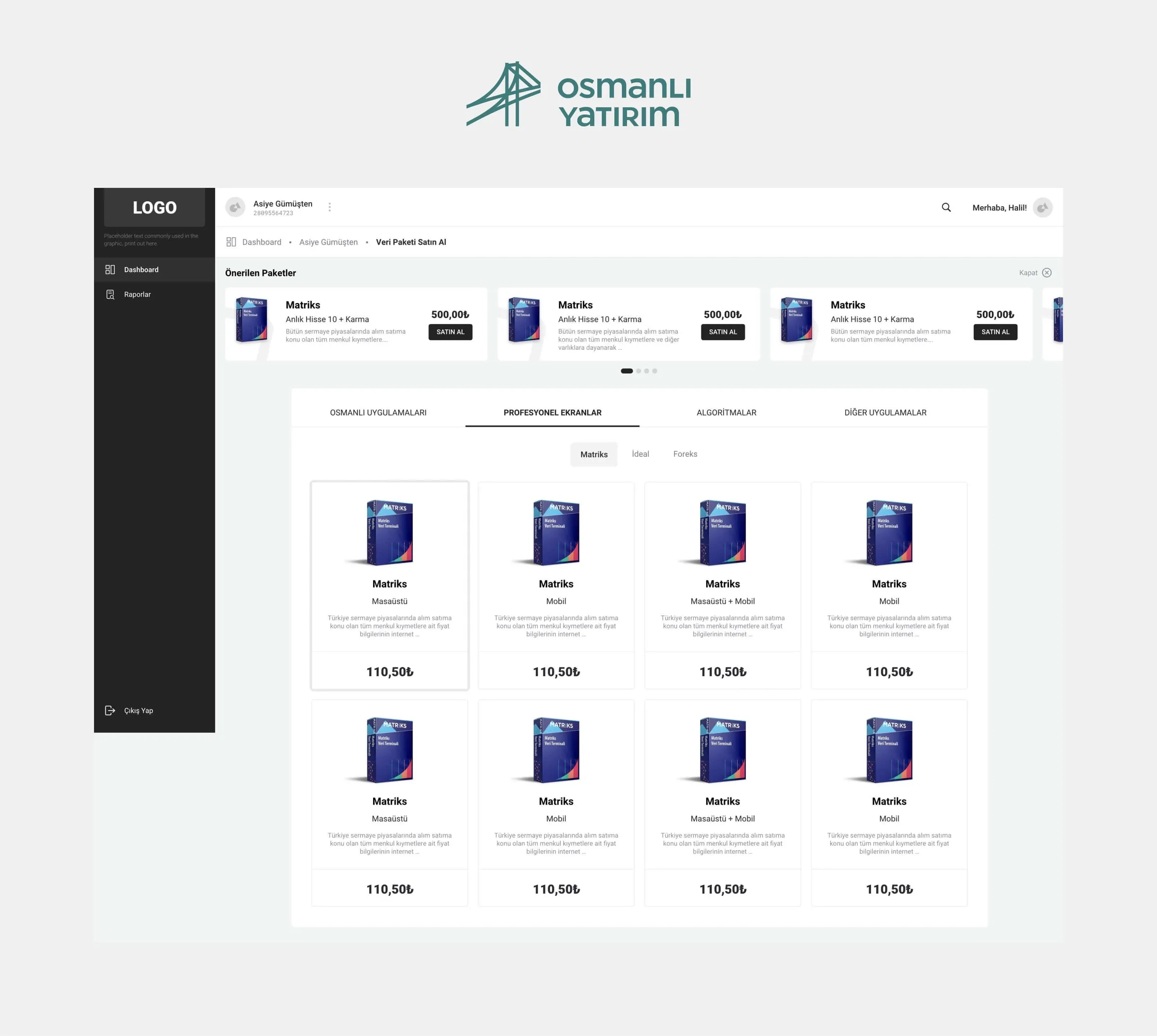 Package catalog