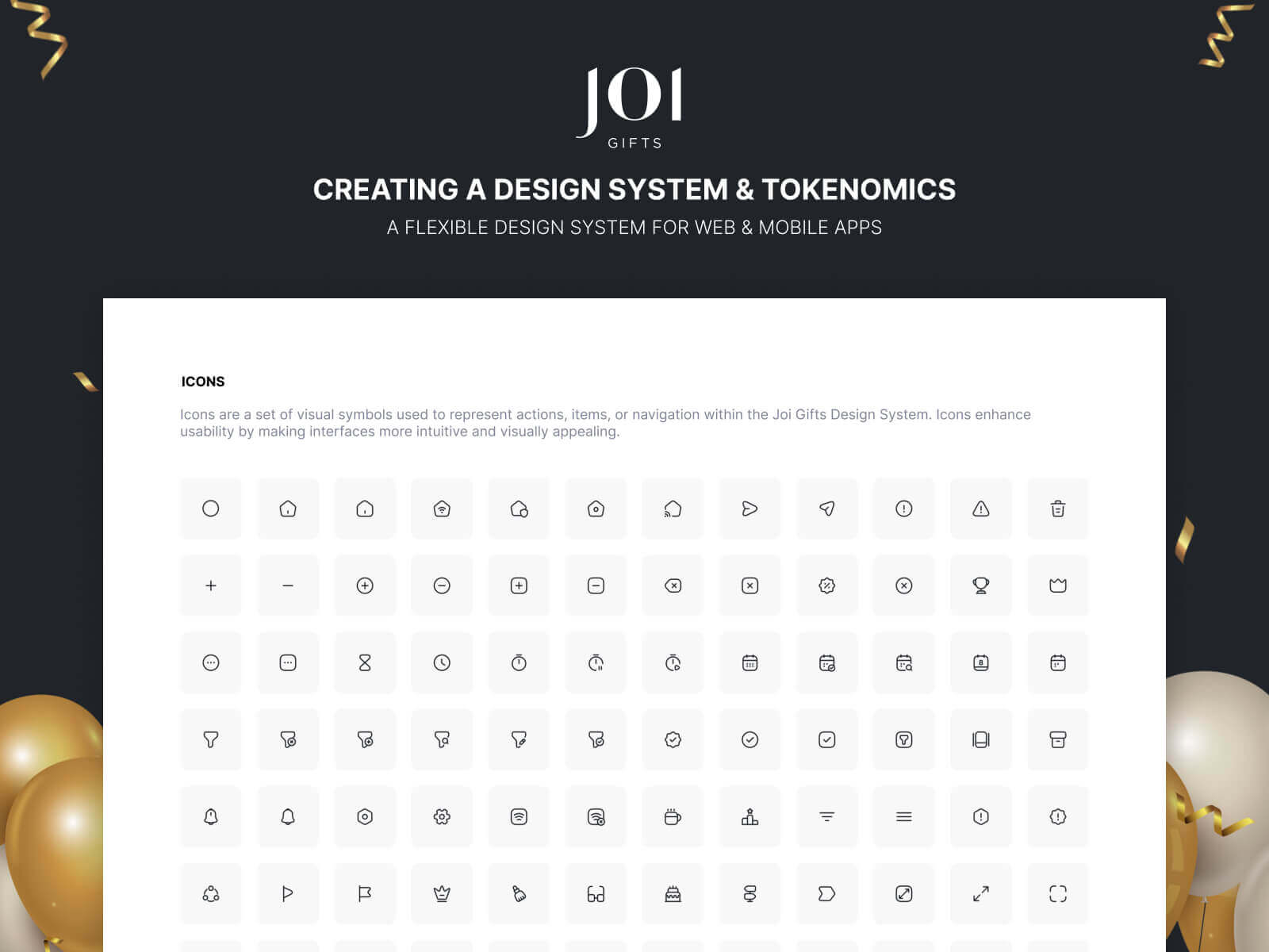 Creating a flexible Design System for Joi Gifts Mobile App