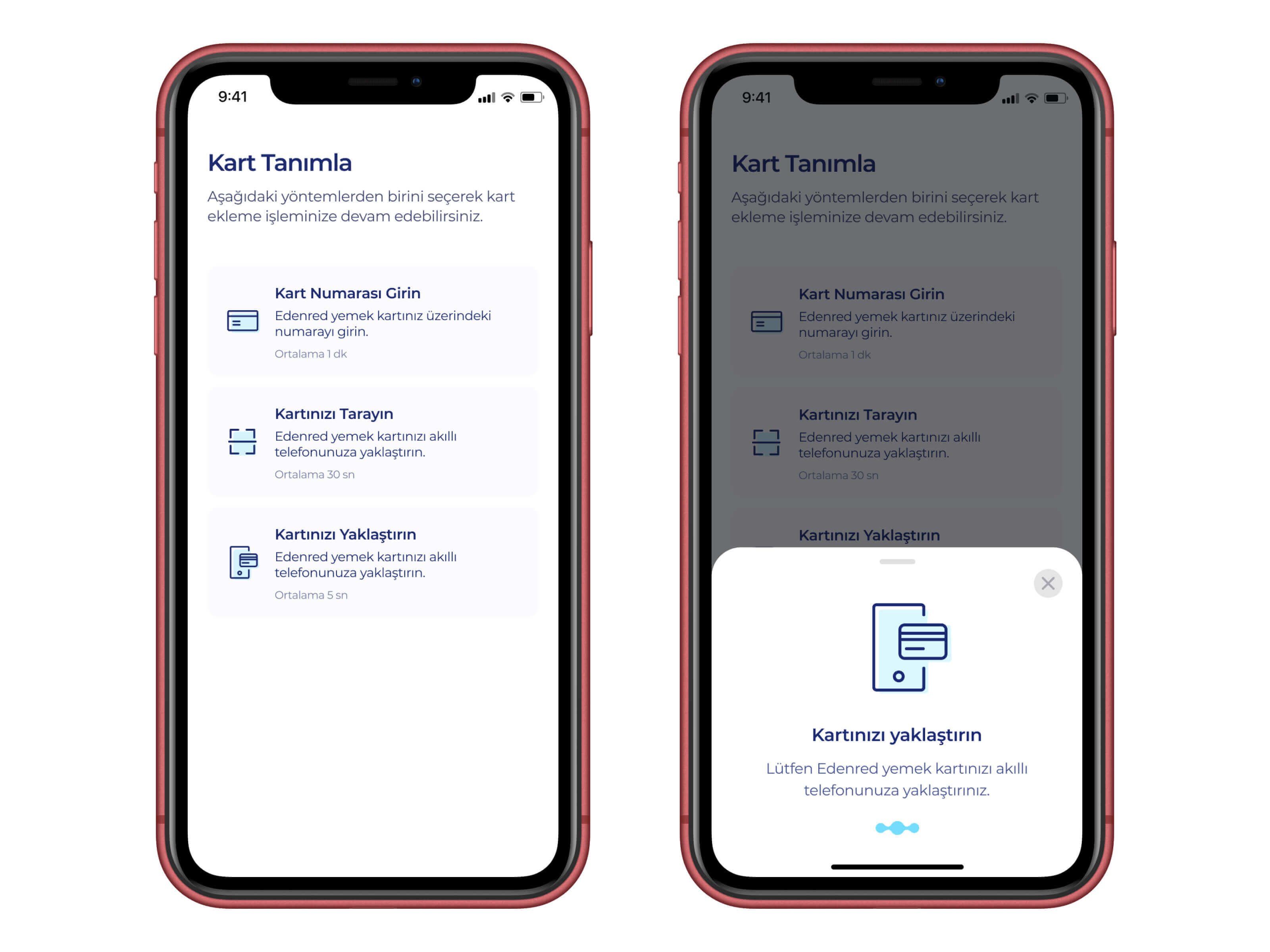 Adding a card by using NFC or Scan technologies by Halil İbrahim Çakıroğlu