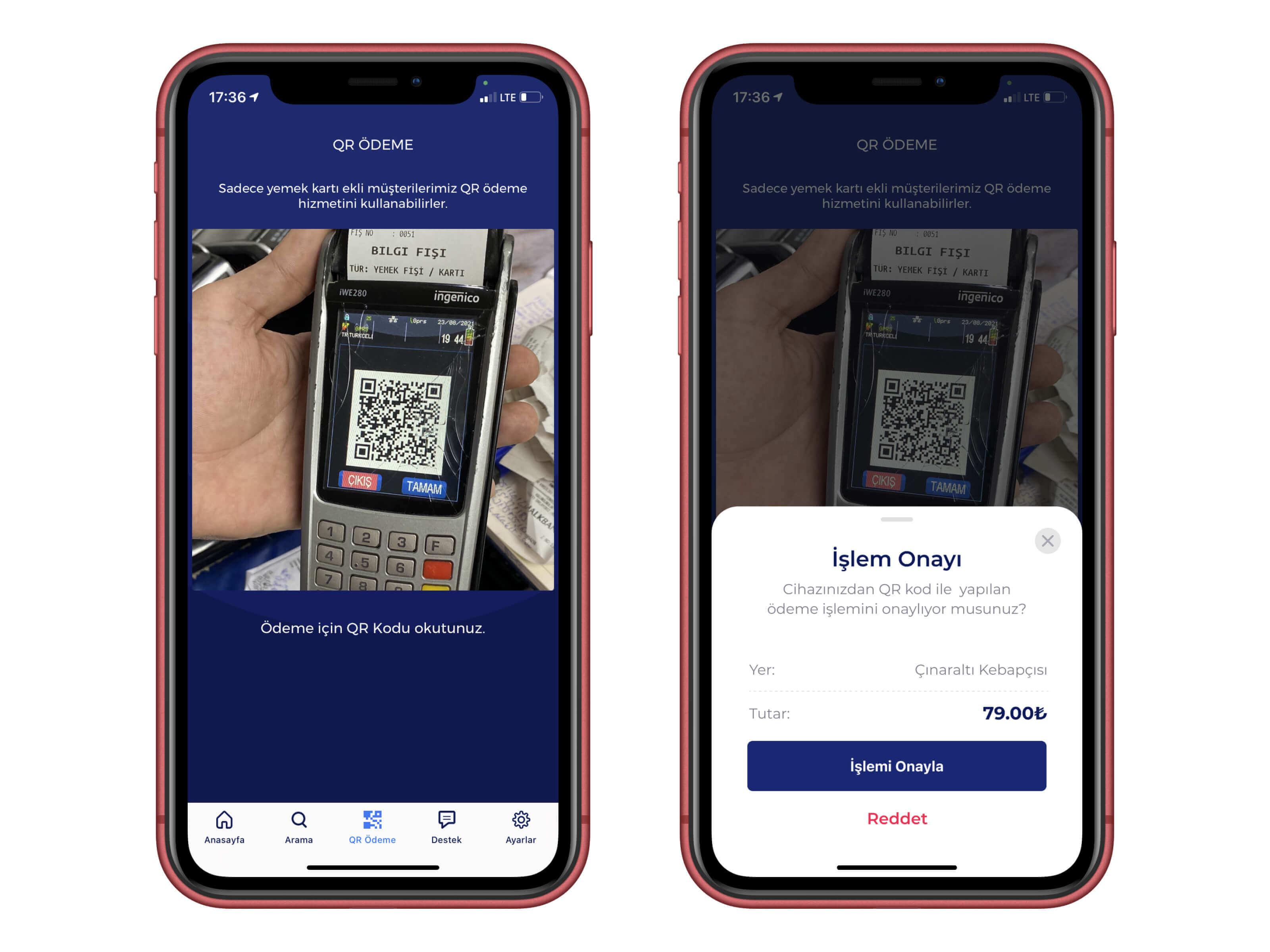 QR Code payment UI design by Halil İbrahim Çakıroğlu