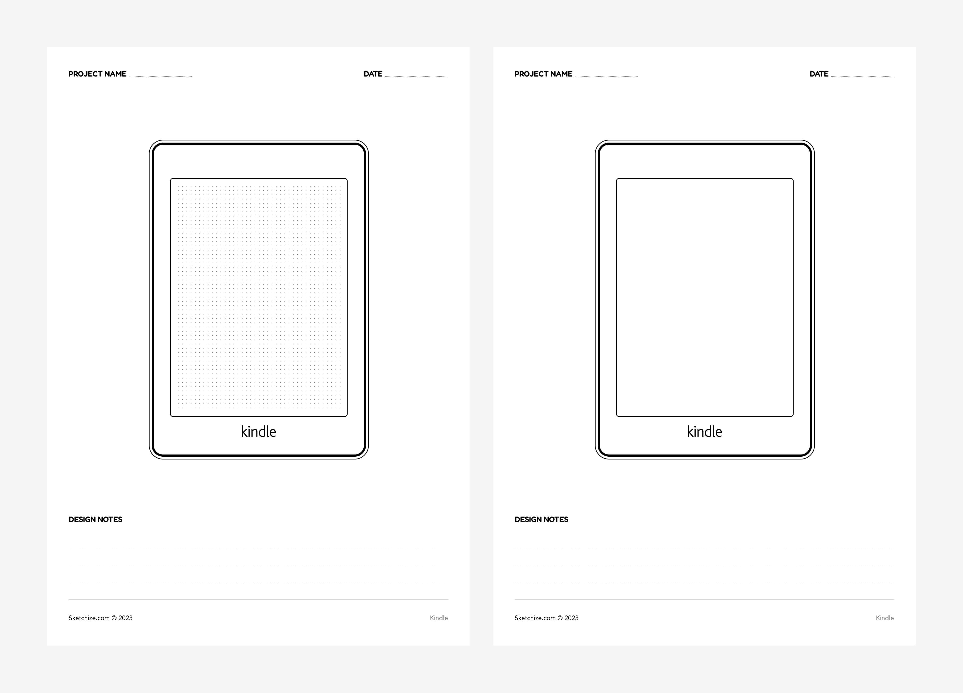 Discover wireframe templates tailored for Kindle, designed to ignite creativity and streamline the development of captivating e-book interfaces.